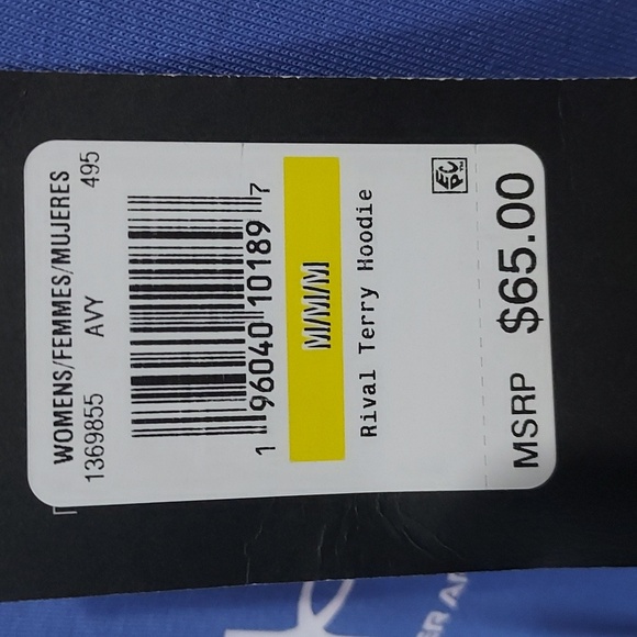 Blue Under Armour Hoody size Medium - Picture 4 of 4
